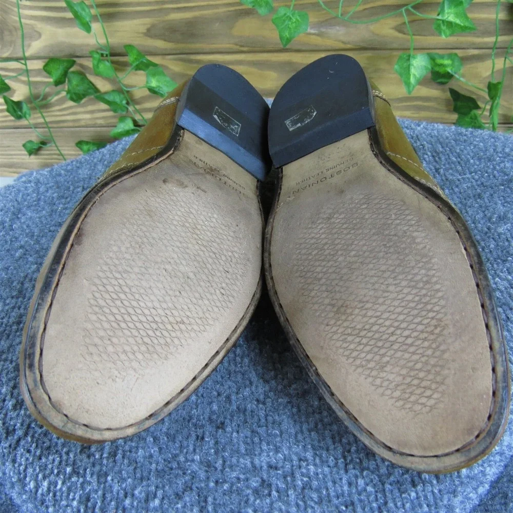 Bostonian Men's  Loafer Brown Leather Size 9.5 Medium Gently Used‎ 2025